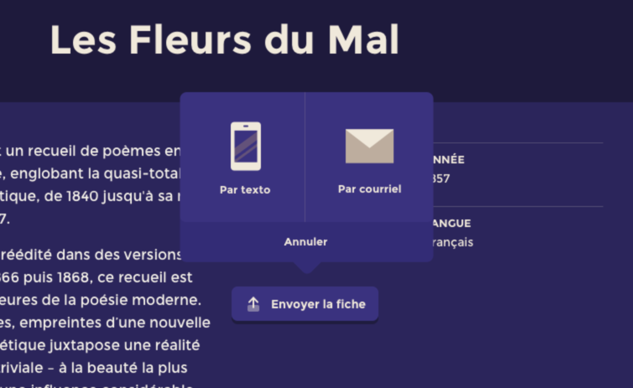 Exemple de consultation sur Manivelle